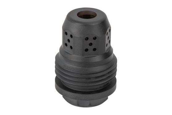 5/8x24 TPI Bald Eagle Compensator from JK Armament has a black DLC finish
